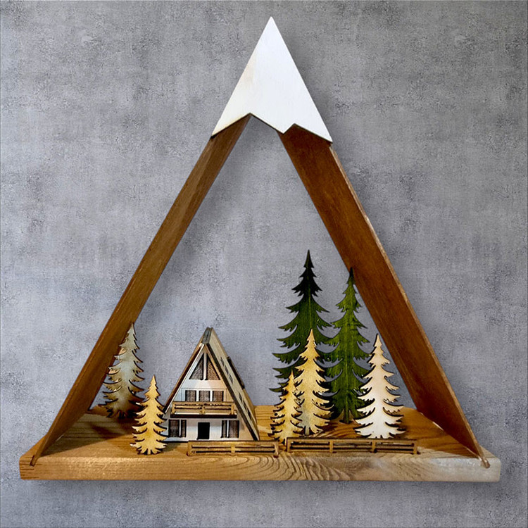 تابلو دکوری چوبی 3 بعدی