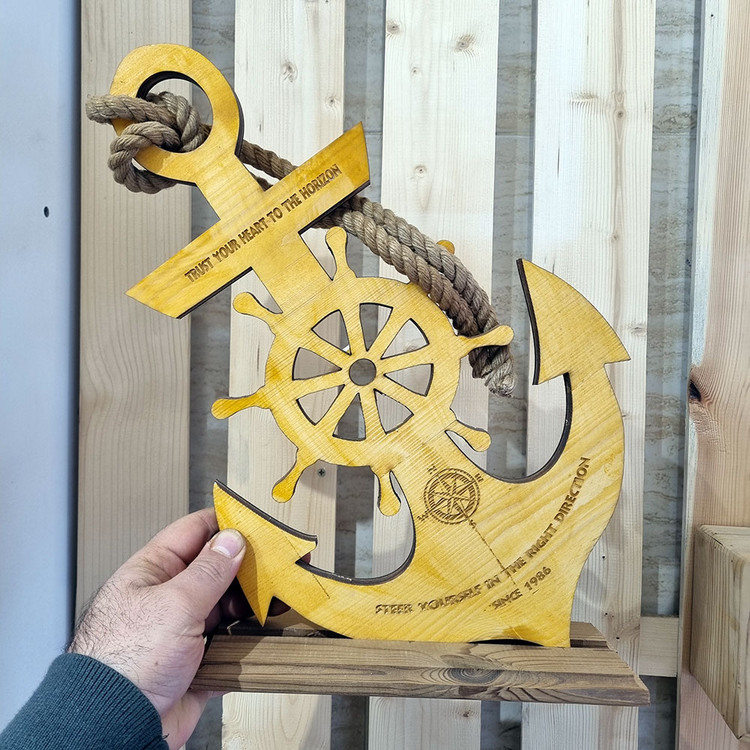 دکوری چوبی لنگر