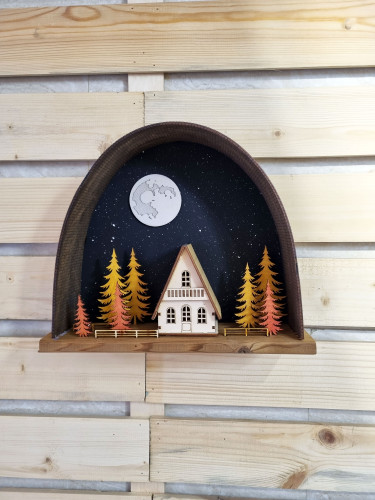 تابلو دکوراتیو جنگل سوییسی