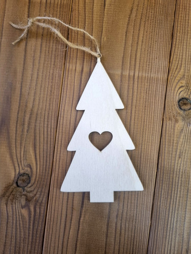 اکسسوری چوبی طرح درخت کاج کریسمس