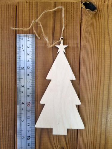 اکسسوری چوبی درخت کاج کریسمس