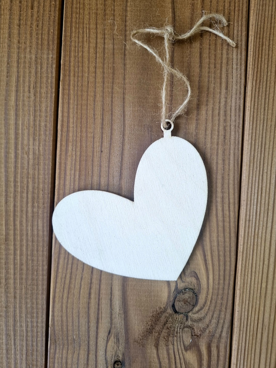 اکسسوری چوبی طرح قلب