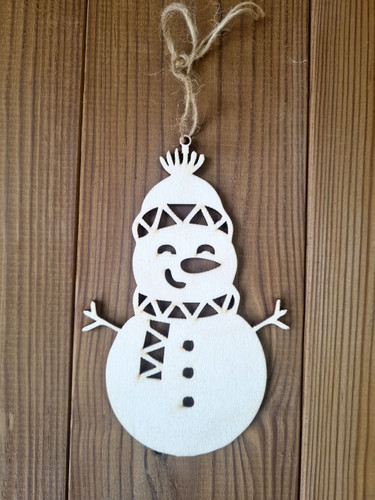 اکسسوری چوبی ادم برفی