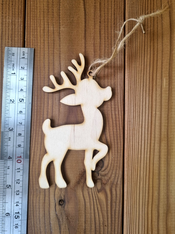 اکسسوری چوبی گوزن کریسمس