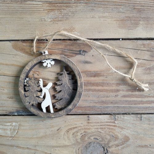 اویز دکوری چوبی