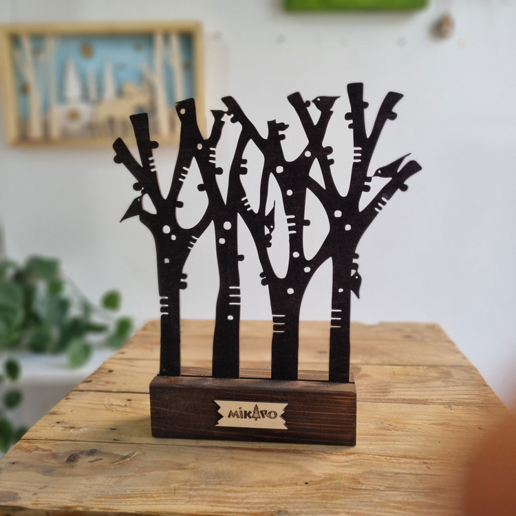 دکوری چوبی رومیزی درخت