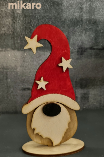 دکوری چوبی سانتا کریسمس