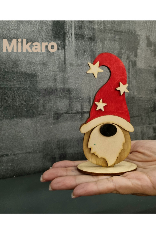 دکوری چوبی سانتا کریسمس