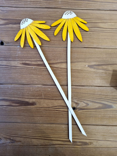 دکوری چوبی گل بابونه