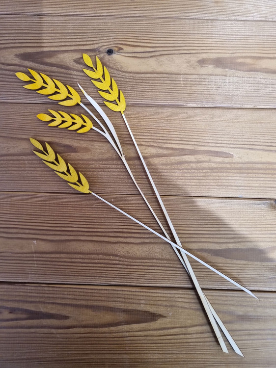 دکوری چوبی شاخه گندم