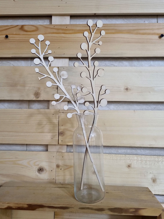 دکوری چوب گل انگور فرنگی