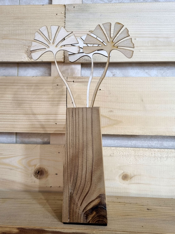 دکوری چوبی گل قاصدک