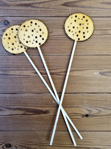 دکوری چوبی شاخه گل شکرتیغال