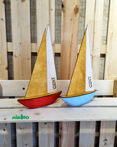 دکوری چوبی قایق بادبانی مینیمال