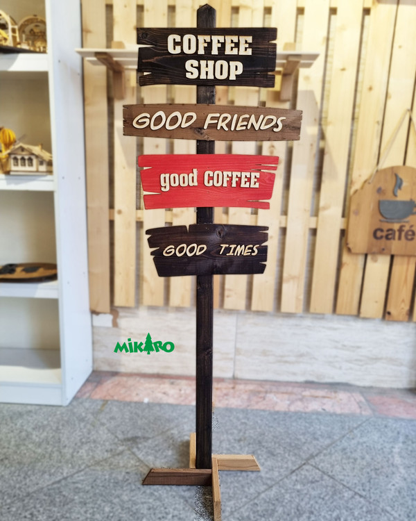 استند کافی شاپ 4 پلاک روستیک