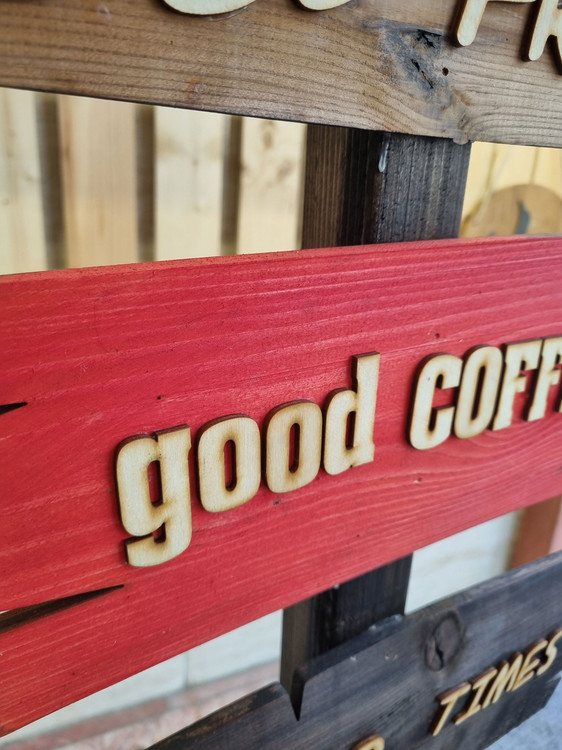 استند کافی شاپ 4 پلاک روستیک