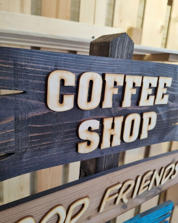 استند کافی شاپ 4 پلاک روستیک